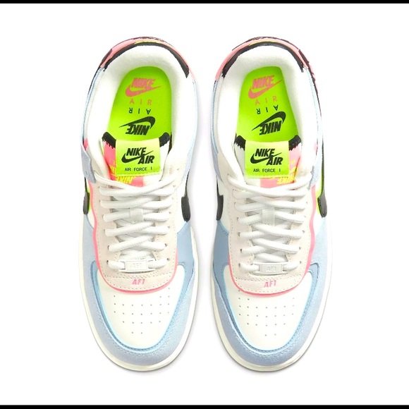 Nike | Shoes | Nike Womens Air Force Low Shadow Sail Black Sunset Pulse  Blue 221 Cu8591101 | Poshmark